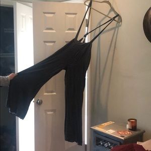 Polka dot pant overalls